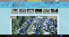 Desktop Screenshot of camping-de-kervoen.com